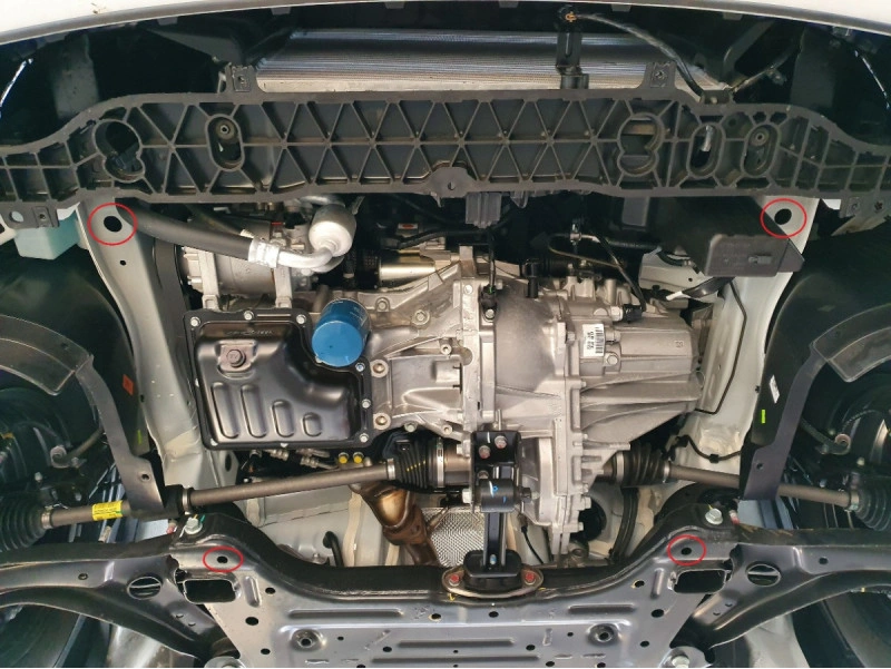 Bunnplate stål Hyundai i20 2015 - 2020 | Motordeksel - Beskyttelse deksel under motor – bilde 6