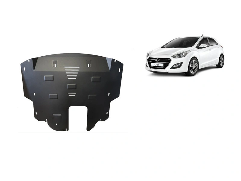 Bunnplate stål Hyundai I30 2015 - 2016 | Motordeksel - Beskyttelse deksel under motor