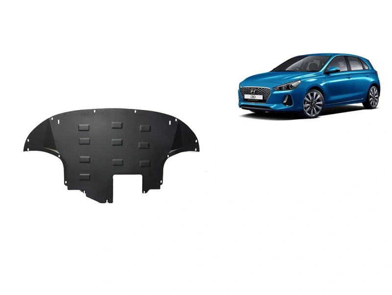 Bunnplate stål Hyundai I30 2017 -> | Motordeksel - Beskyttelse deksel under motor