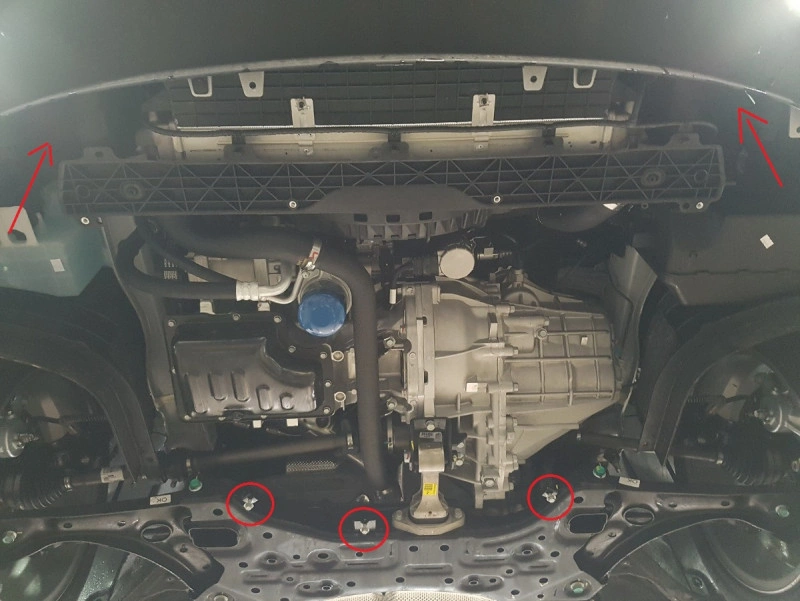 Bunnplate stål Hyundai I30 2017 -> | Motordeksel - Beskyttelse deksel under motor – bilde 5