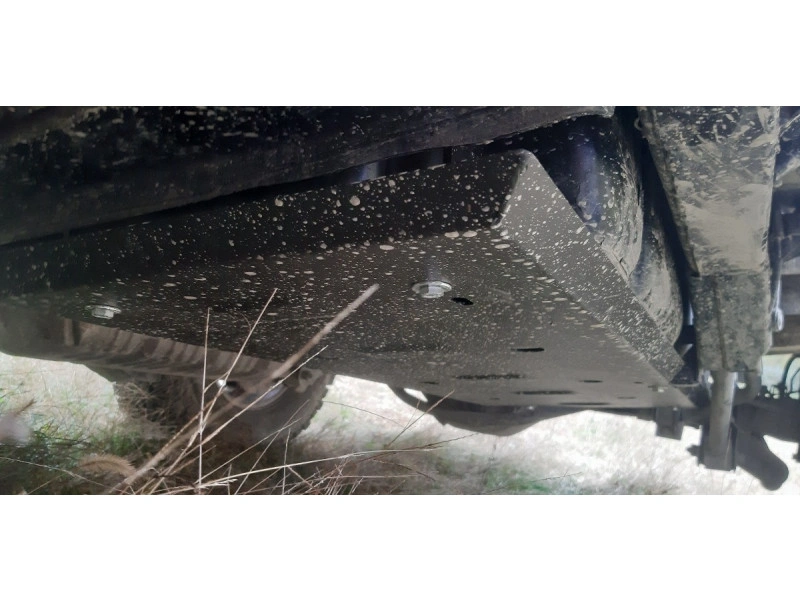 Bunnplate stål Hyundai Terracan 2001 - 2007 | Drivstofftankdeksel - Beskyttelse deksel under dieseltank – bilde 2