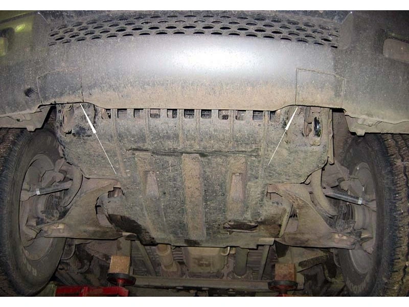 Bunnplate stål Hyundai Terracan 2001 - 2007 | Motordeksel - Beskyttelse deksel under motor – bilde 4