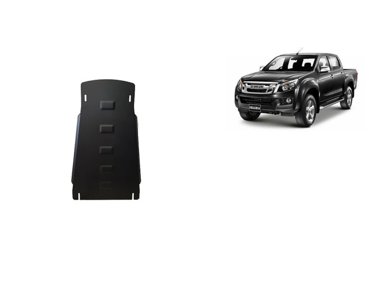 Bunnplate stål Isuzu D-Max II 2012 -2019 / Isuzu D-Max III 2019 -> │ Girkassedeksel - Beskyttelse deksel under girkasse