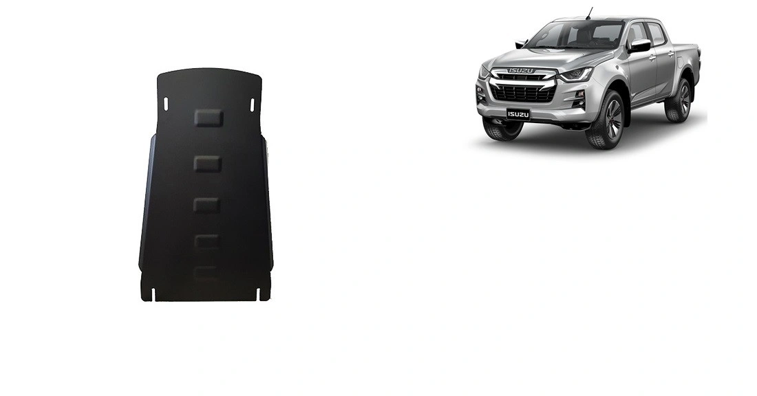 Bunnplate stål Isuzu D-Max II 2012 -2019 / Isuzu D-Max III 2019 -> │ Girkassedeksel - Beskyttelse deksel under girkasse – bilde 3