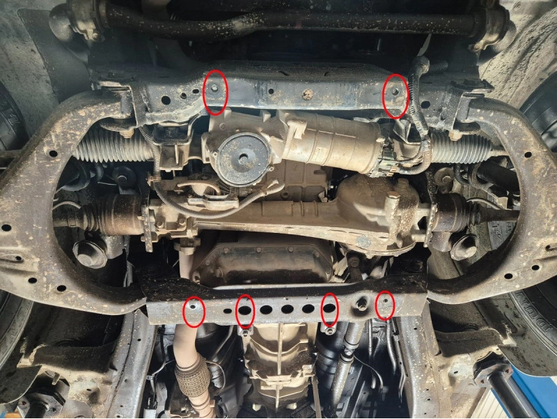Bunnplate stål Isuzu D-Max III 2019 -> | Motordeksel - Beskyttelse deksel under motor – bilde 5