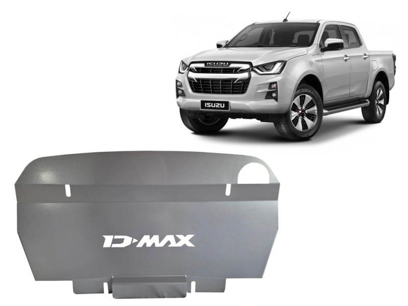 Bunnplate stål Isuzu D-Max III 2019 -> | Radiatordeksel - Beskyttelse deksel under radiator