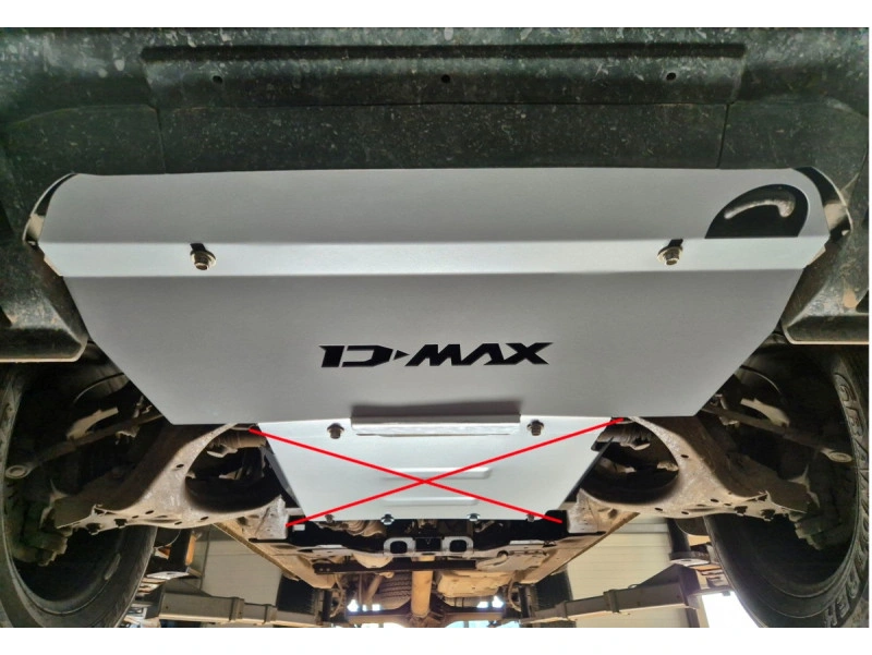 Bunnplate stål Isuzu D-Max III 2019 -> | Radiatordeksel - Beskyttelse deksel under radiator – bilde 3