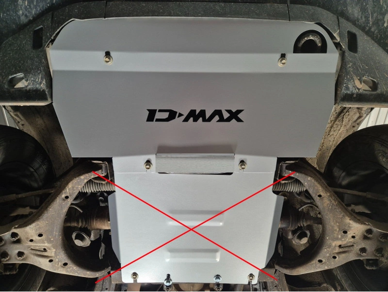Bunnplate stål Isuzu D-Max III 2019 -> | Radiatordeksel - Beskyttelse deksel under radiator – bilde 4