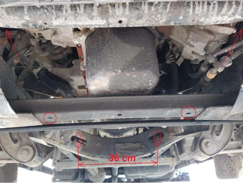 Bunnplate stål Iveco Daily 1999 - 2020 │ Motordeksel - Beskyttelse deksel under motor – bilde 3