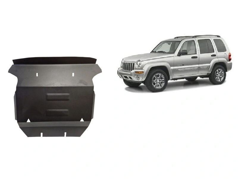 Bunnplate stål Jeep Cherokee - KJ 2001 - 2008 | Motordeksel - Beskyttelse deksel under motor