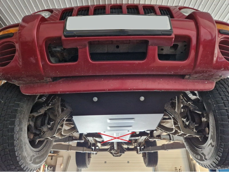Bunnplate stål Jeep Cherokee - KJ 2001 - 2008 | Motordeksel - Beskyttelse deksel under motor – bilde 4