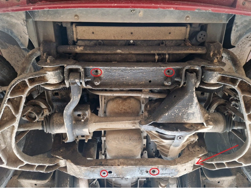 Bunnplate stål Jeep Cherokee - KJ 2001 - 2008 | Motordeksel - Beskyttelse deksel under motor – bilde 5