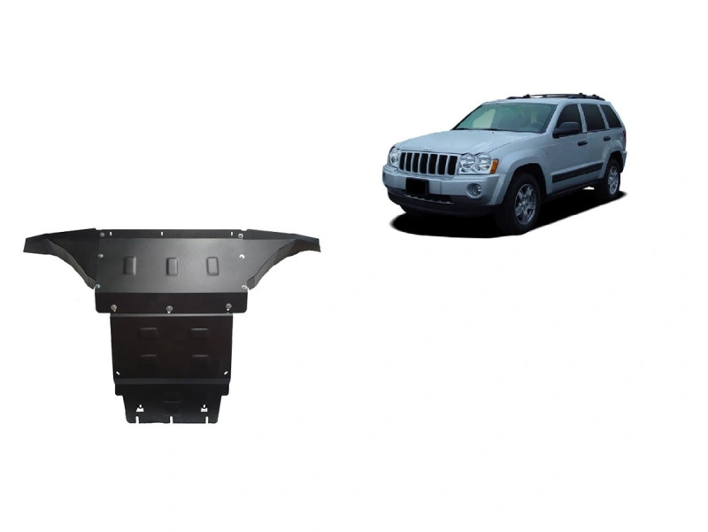 Bunnplate stål Jeep Grand Cherokee 2005 - 2010 | Motordeksel - Beskyttelse deksel under motor