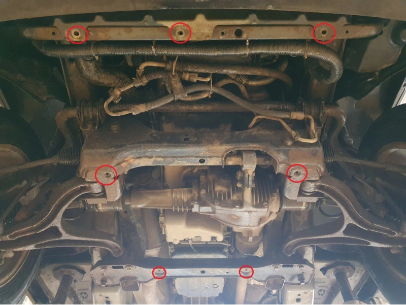 Bunnplate stål Jeep Grand Cherokee 2005 - 2010 | Motordeksel - Beskyttelse deksel under motor Image 5