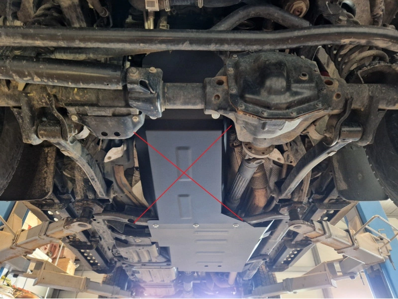 Bunnplate stål Jeep Wrangler JL 2017 -> │ Girkassedeksel - Beskyttelse deksel under girkasse – bilde 4