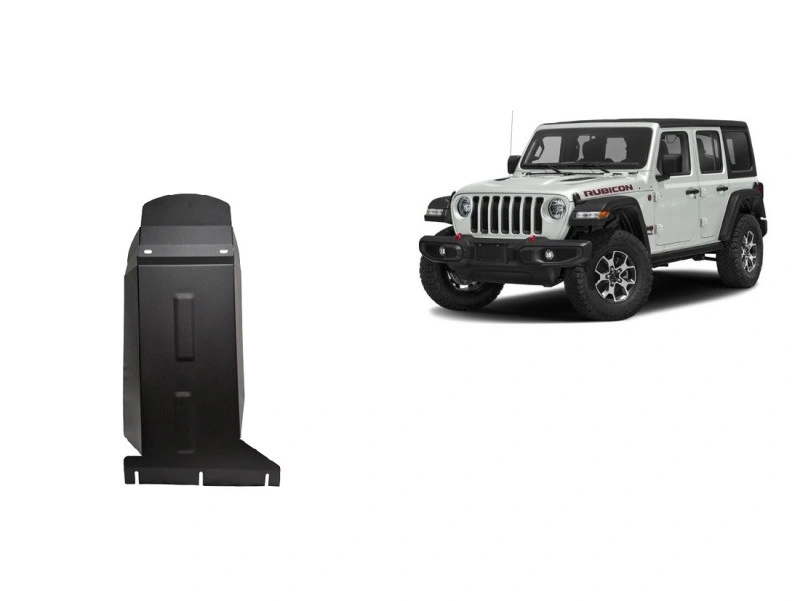 Bunnplate stål Jeep Wrangler JL 2017 -> │ Motordeksel - Beskyttelse deksel under motor