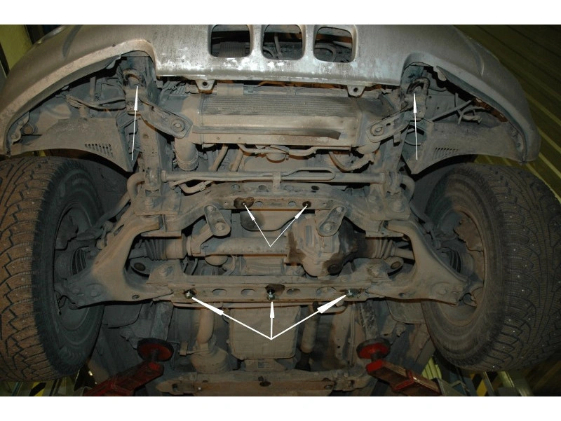 Bunnplate stål Kia Sorento 2006 - 2009 | Motordeksel - Beskyttelse deksel under motor – bilde 3