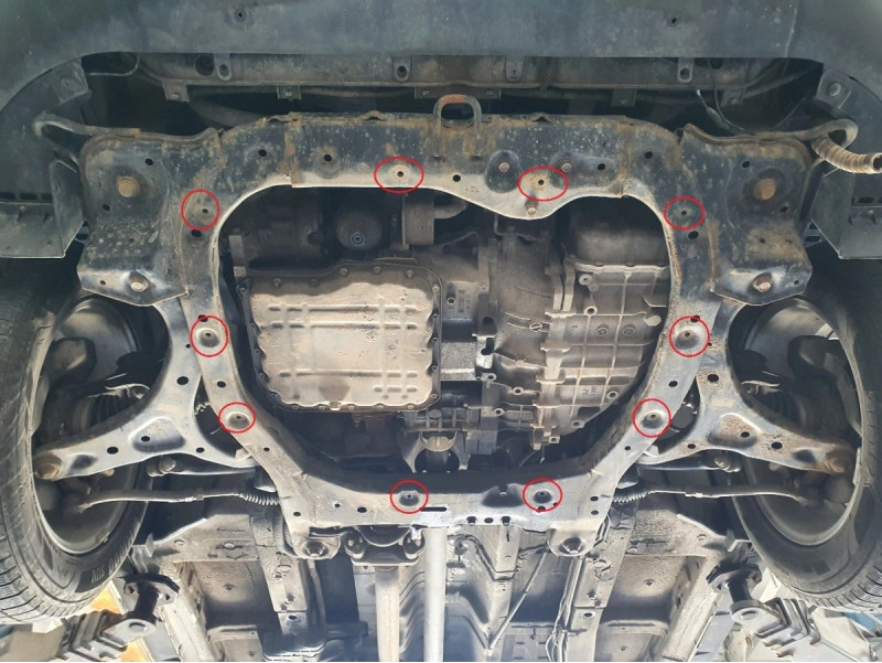 Bunnplate stål Kia Sorento 2010 - 2012 | Motordeksel - Beskyttelse deksel under motor – bilde 6