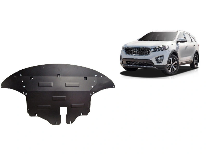 Bunnplate stål Kia Sorento 2012 - 2020 | Motordeksel - Beskyttelse deksel under motor