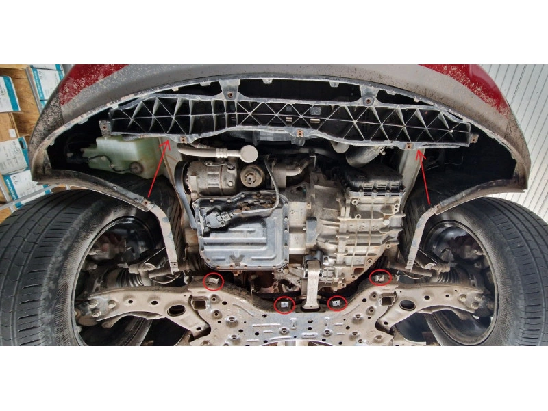 Bunnplate stål Kia Sorento 2012 - 2020 | Motordeksel - Beskyttelse deksel under motor – bilde 5