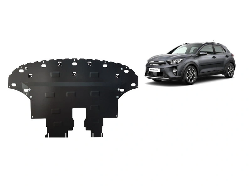Bunnplate stål Kia Stonic 2017 - 2025 | Motordeksel - Beskyttelse deksel under motor