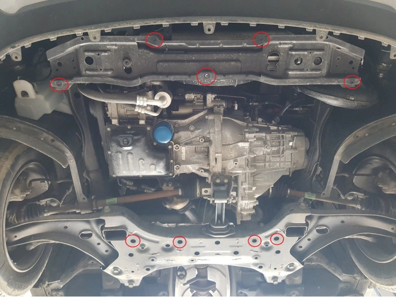 Bunnplate stål Kia Stonic 2017 - 2025 | Motordeksel - Beskyttelse deksel under motor – bilde 3
