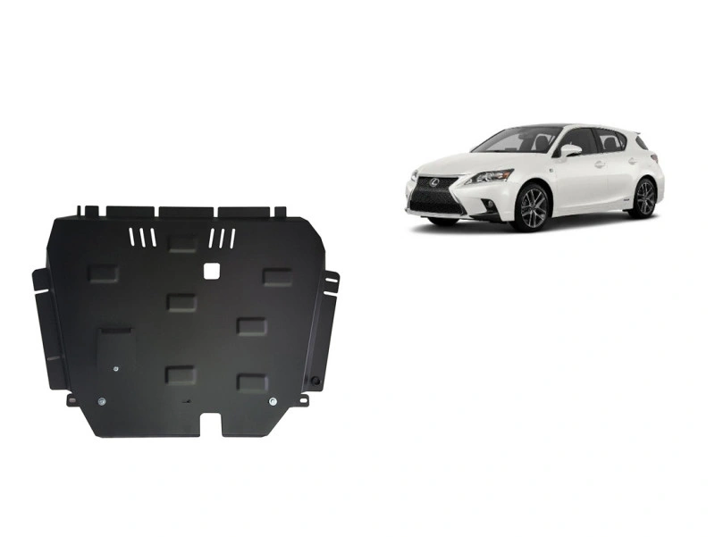 Bunnplate stål Lexus CT200H 2011 - 2022 | Motordeksel - Beskyttelse deksel under motor