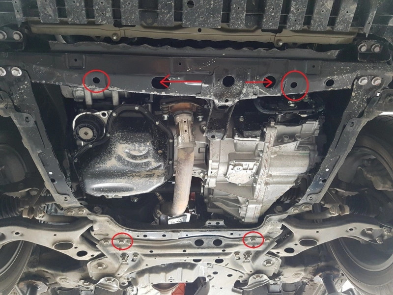 Bunnplate stål Lexus NX AZ10 2014 - 2021 | Motordeksel - Beskyttelse deksel under motor – bilde 4