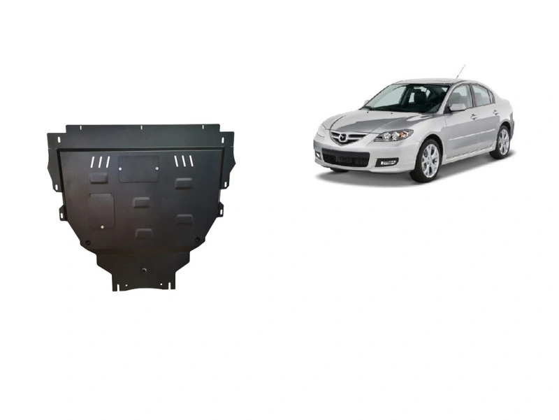 Bunnplate stål Mazda 3 2003 - 2009 | Motordeksel - Beskyttelse deksel under motor