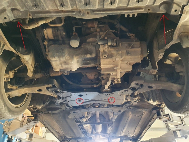 Bunnplate stål Mazda 3 2003 - 2009 | Motordeksel - Beskyttelse deksel under motor – bilde 4