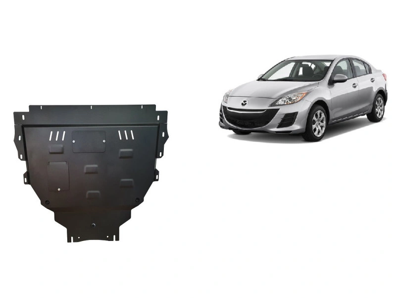 Bunnplate stål Mazda 3 2008 - 2014 | Motordeksel - Beskyttelse deksel under motor