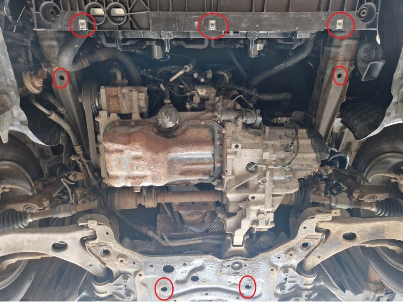Bunnplate stål Mazda 3 2008 - 2014 | Motordeksel - Beskyttelse deksel under motor – bilde 4