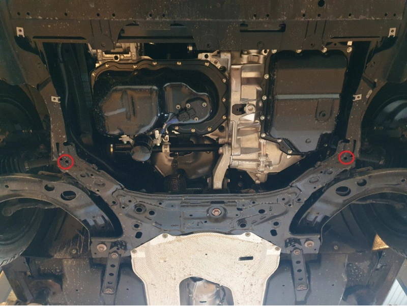 Bunnplate stål Mazda CX-30 2019 -> | Motordeksel - Beskyttelse deksel under motor – bilde 4