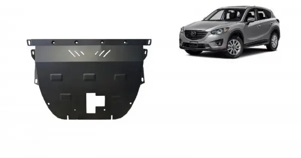 Bunnplate stål Mazda CX-5 I / II  2011 - 2024 │ Beskyttelse deksel under motor og girkasse