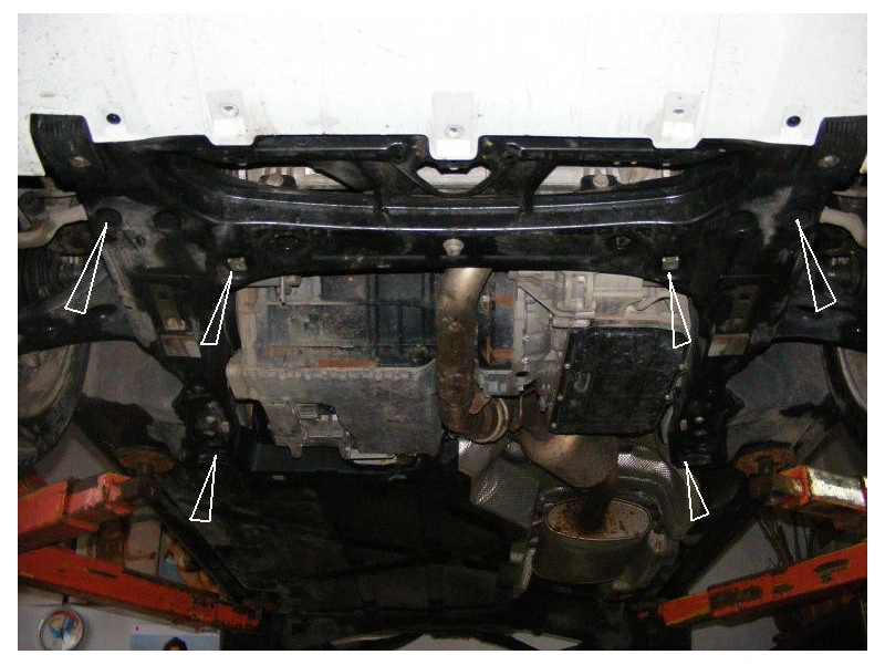 Bunnplate stål Mercedes A-Class 2004 - 2012 | Motordeksel - Beskyttelse deksel under motor – bilde 3
