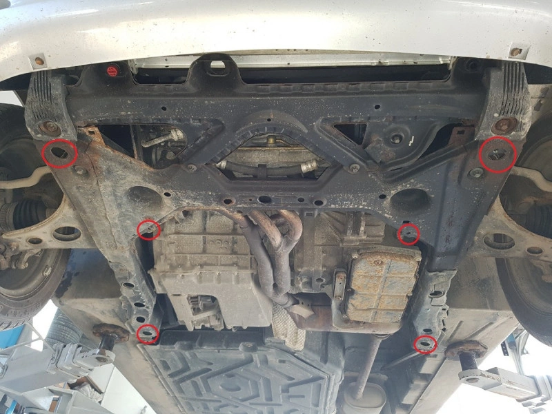 Bunnplate stål Mercedes A-Classe W168 1997 - 2004 | Motordeksel - Beskyttelse deksel under motor – bilde 5