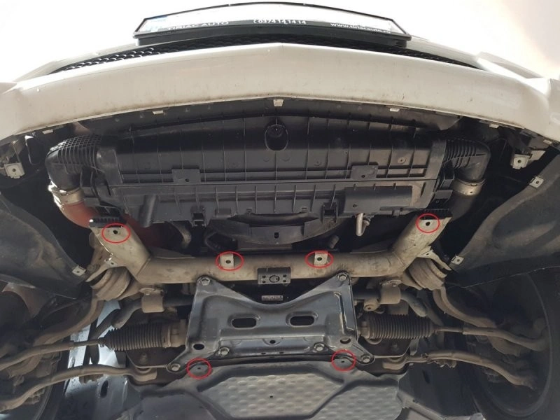 Bunnplate stål Mercedes-Benz E (W212/S212) 2009 - 2016 │ RWD med bakhjulsdrift - Motordeksel - Beskyttelse deksel under motor – bilde 5