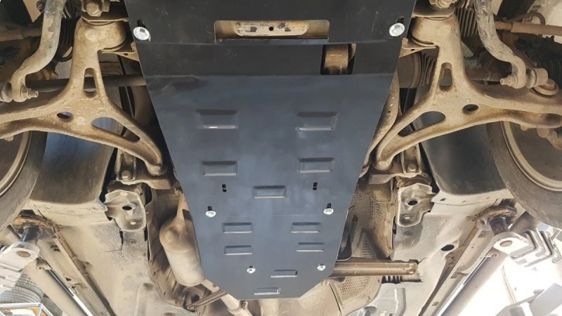 Bunnplate stål Mercedes-Benz ML (W164) 2005 - 2011 │ Motordeksel - Beskyttelse deksel under motor + girkasse – bilde 7