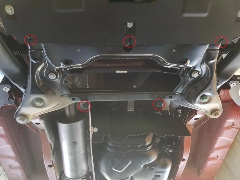 Bunnplate stål Mercedes-Benz Sprinter (W910) 2018 -> │ FWD - Motordeksel - Beskyttelse deksel under motor – bilde 7