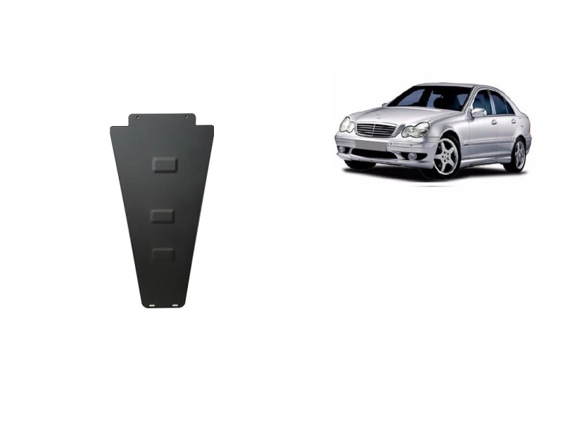 Bunnplate stål Mercedes C-Klasse W203 2000 - 2007 | Girkassedeksel for automatgir - Beskyttelse deksel under girkasse