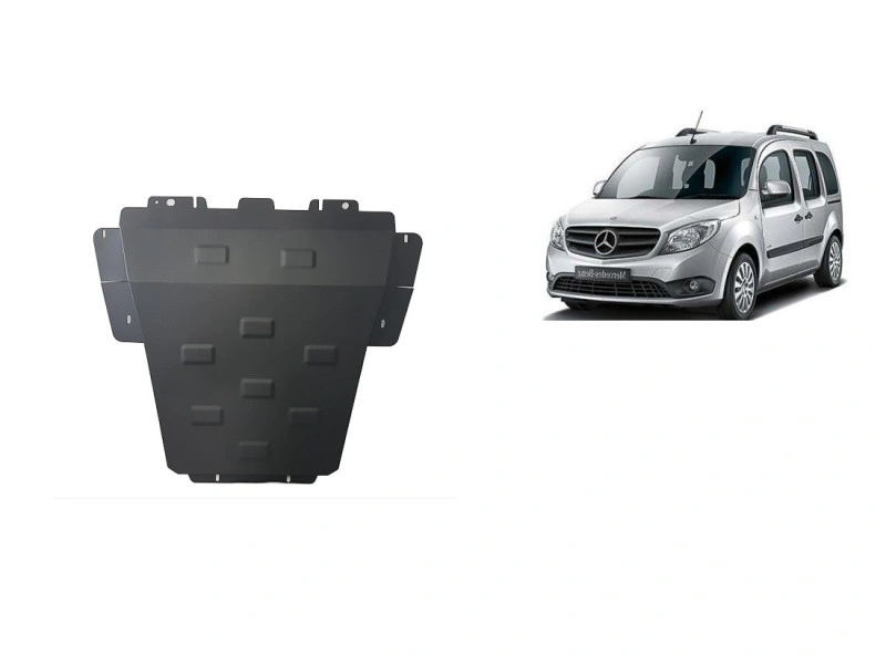 Bunnplate stål Mercedes Citan 2012 - 2021 | Motordeksel - Beskyttelse deksel under motor