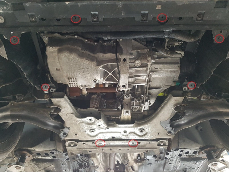 Bunnplate stål Mercedes Citan 2012 - 2021 | Motordeksel - Beskyttelse deksel under motor – bilde 4