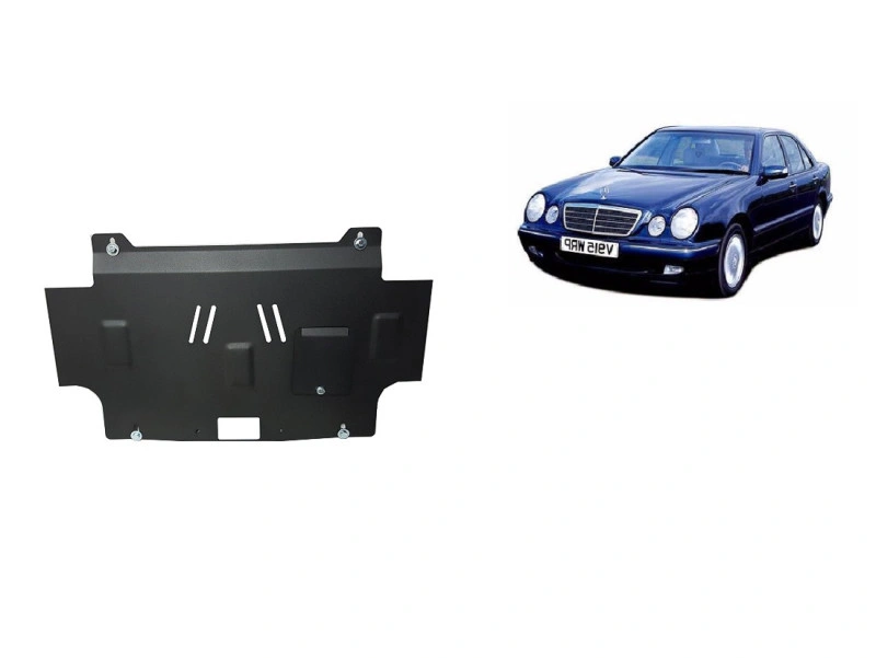 Bunnplate stål Mercedes E-Klasse W210 1995 - 2003 | Motordeksel - Beskyttelse deksel under motor