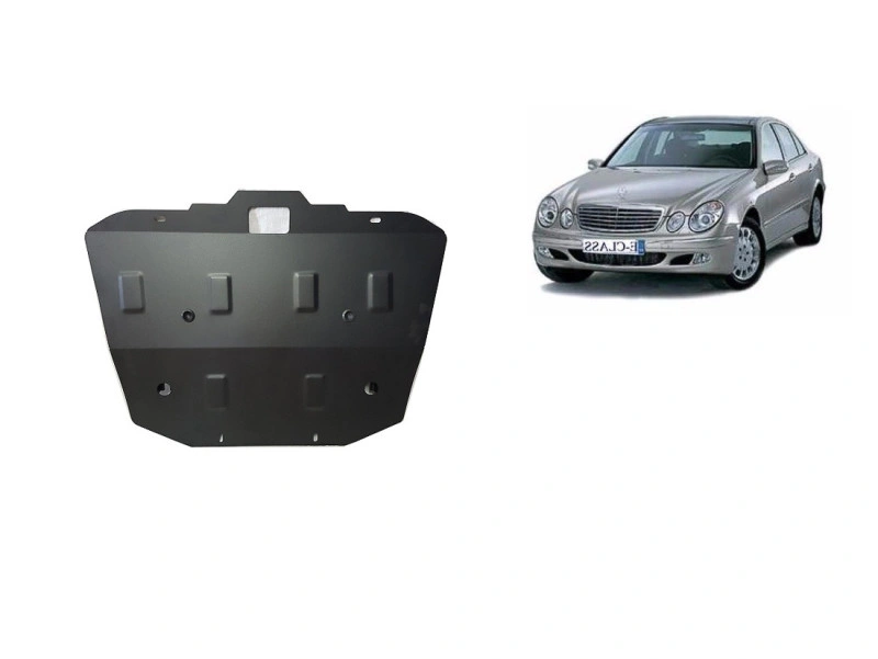 Bunnplate stål Mercedes E-Klasse W211 2002 - 2008 | Motordeksel - Beskyttelse deksel under motor