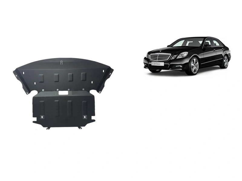 Bunnplate stål Mercedes E-Klasse W212 4x4 2009 - 2016 |  Motordeksel - Beskyttelse deksel under motor