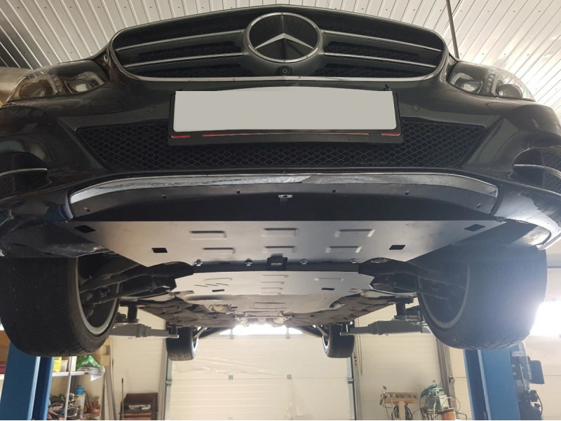 Bunnplate stål Mercedes E-Klasse W212 4x4 2009 - 2016 |  Motordeksel - Beskyttelse deksel under motor – bilde 5