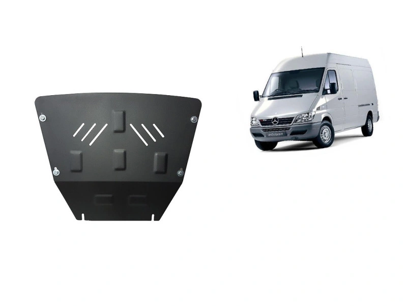 Bunnplate stål Mercedes Sprinter 1995 - 2006 | Motordeksel - Beskyttelse deksel under motor