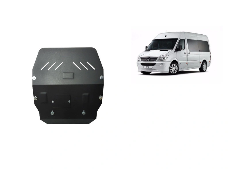 Bunnplate stål Mercedes Sprinter 2006 - 2018 / Vw Crafter 2006 - 2016 | Motordeksel - Beskyttelse deksel under motor