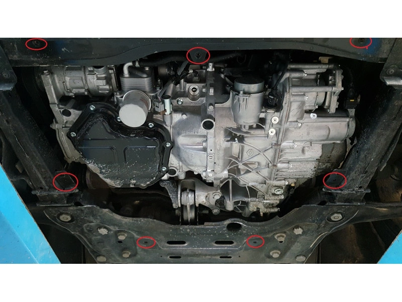 Bunnplate stål Mercedes T-Klasse 2021 -> |  Motordeksel - Beskyttelse deksel under motor – bilde 4