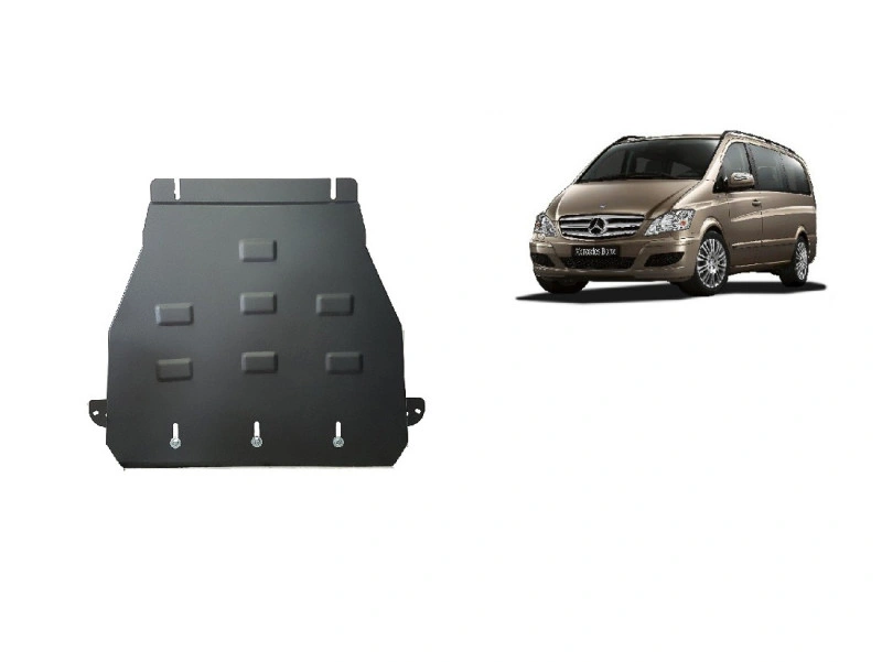 Bunnplate stål Mercedes Viano W639 4x2 2003 - 2014 | Girkassedeksel - Beskyttelse deksel under girkasse